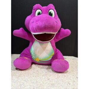 Fisher-Price Barney's World Heart Glow Plush Toy W/ 40+ Songs, Sounds & Phrases